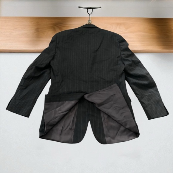 Ralph Lauren Pinstripe Wool Blazer Jacket 43L - Picture 3 of 15